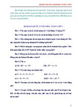 Bộ bài tập bồi dưỡng học sinh giỏi môn Toán Lớp 2